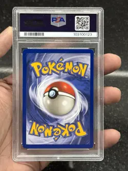 1999 Pokemon Alakazam 001/102 #1 Base Set Unlimited Holo PSA 6 EX NM English - Image 2
