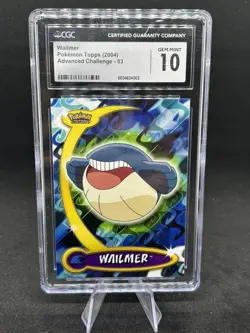 CGC 10 Mint 2004 Topps Pokemon Advanced Challenge Wailmer #83 🔥 - Image 1