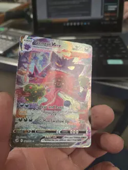 Pokemon TCG Gengar VMAX Secret Alt Art Holo Fusion Strike 271/264 [DAMAGED] - Image 2