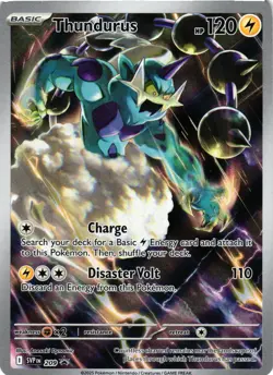 Pokemon TCG Black Bolt Thundurus 209 Regular Promo NM - Image 1