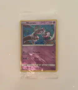 RARE 2021 English Pokemon MEWTWO 056/172 Brilliant Stars Promo STAMPED & SEALED - Image 2