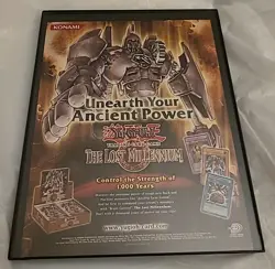 Yu-Gi-Oh! The Lost Millennium Konami TCG Print Ad Framed 2005 8.5X11 - Image 1