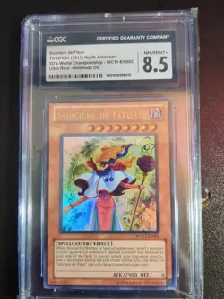 Sorciere De Fleur Yugioh WC11-EN002 5D'S World Championship DS Graded CGC 8.5 - Image 1