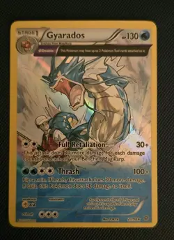 NM Pokemon Card Gyarados Holo Rare Full Art Ancient Origins 21/98 - Image 1
