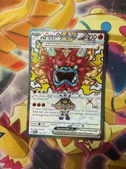 Hearthflame Mask Ogerpon ex 192/167 Full Art Twilight Masquerade Pokemon Card NM - Image 1
