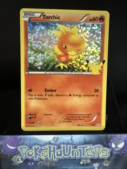 Pokemon Card Torchic 11/25 HOLO McDonalds 25th Anniversary Promo Near Mint - Image 1