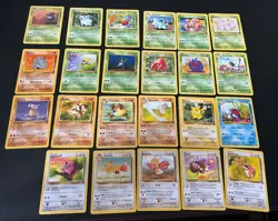 Job Lot x23 Pokemon Jungle Cards NM - HP Condition - No Duplicates - Image 1