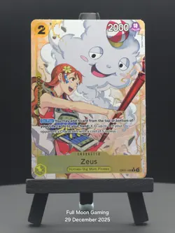 Zeus OP11-106 SP | A Fist of Divine Speed | One Piece Card Game | NM - Image 1