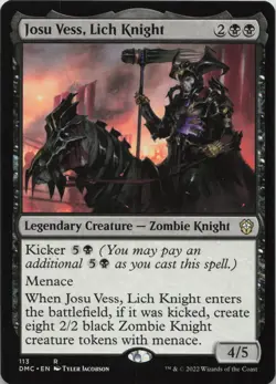 Josu Vess, Lich Knight R Commander: Dominaria United 113 LP-NM - Image 1