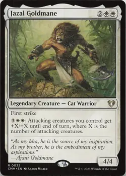 Jazal Goldmane R Commander Masters 32 NM MTG - Image 1