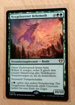 Mtg Magic: Nyxgeborener Behemoth, Nyxborn Behemoth, DEUTSCH Nearmint, 10/10 - Image 1