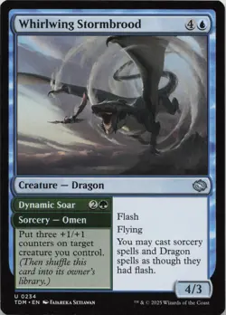 Whirlwing Stormbrood U Tarkir: Dragonstorm 234 LP-NM - Image 1