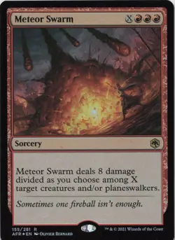 Meteor Swarm - FOIL - R Adventures in the Forgotten Realms 155 - MTG - Image 1