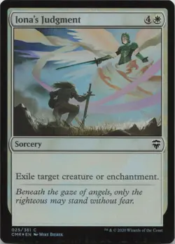 Iona's Judgment - FOIL - C Commander Legends 25 - MTG - Image 1