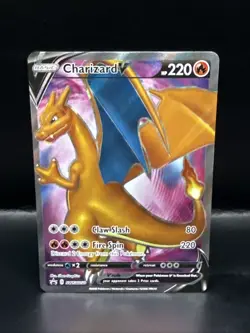 Pokemon TCG Charizard V SWSH050 Black Star Promo Full Art - Image 1