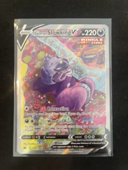 Pokemon Galarian Slowking V Chilling Reign #179/198 - Image 1