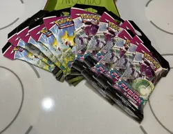 Pokemon Sword and Shield Fusion Strike Sleeved Booster Pack Lot Of 11 - Image 1