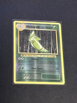 Reverse Holo Metapod #4/108 Uncommon XY - Evolutions Pokemon - Image 1