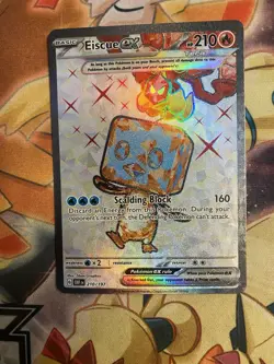 Eiscue ex 210/197 Obsidian Flames Full Art Ultra Rare Holo Pokemon TCG 2023 NM - Image 1