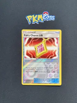 Pokemon TCG Fairy Charm UB Team Up 142/181 Reverse Holo NM. - Image 1