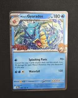 Pokemon TCG Destined Rivals Misty's Gyarados Promo Build and Battle - Image 1