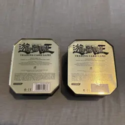 Lot of 2 Yu-Gi-Oh! TCG Promo Tins from 2004 - Empty - For Storage - Image 2