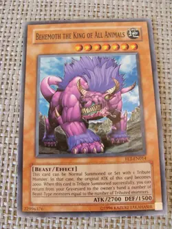 Yu-Gi-Oh! - BEHEMOTH THE KING OF ALL ANIMALS - FET-EN014 - Super Rara (R) - Image 1