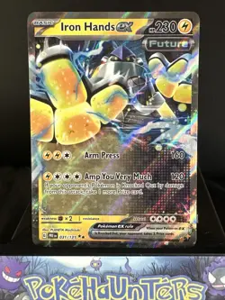 Pokemon Card Iron Hands EX 031/131 Prismatic Evolutions Double Rare NM - Image 1