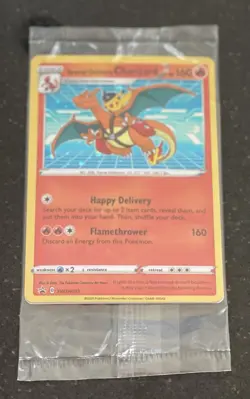 Pokemon Special Delivery Charizard Promo Card SWSH075 Exclusive Rare Brand New - Image 3