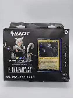 MTG Final Fantasy Commander Deck Scions & Spellcraft SEALED Worn Box - Image 1