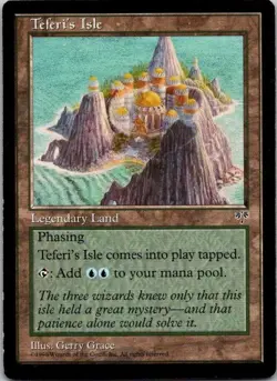 MTG Magic The Gathering Teferi's Isle Mirage Played See Scan - Image 1