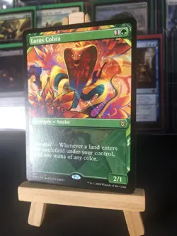 MTG - Lotus Cobra - Zendikar Rising- Magic the Gathering 307 Rare Showcase LP/EX - Image 2