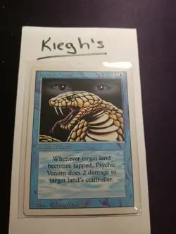 Mtg Psychic Venom *Revised* - Image 1