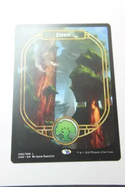 MTG Forest x1- -Unsanctioned-Lightly Played - Image 1