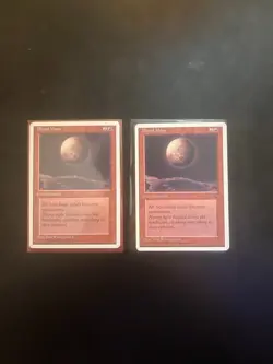 MTG Magic The Gathering - 2x Blood Moon - Chronicles - Great Condition - Image 1