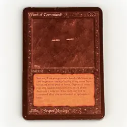 Word Of Command Alpha limited edition Magic The Gathering - Image 1