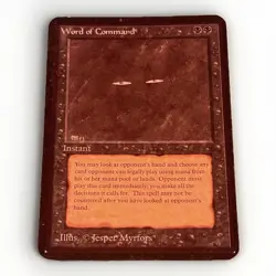 Word Of Command Alpha limited edition Magic The Gathering - Image 2