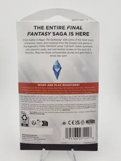 Magic The Gathering Final Fantasy - Play Booster Pack - Sleeved - Magic 2025 - Image 2