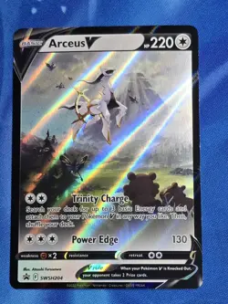 Pokemon Sword & Shield Arceus V SWSH204 Promo NM - Image 1