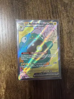 Pokemon TCG Ionos Bellibolt EX 172/159 SV09 Journey Together Ultra Rare Full Art - Image 1
