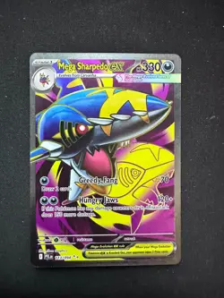 Mega Sharpedo ex 113/094 - Full Art - Pokemon TCG - ME Phantasmal Flames - NM - Image 1