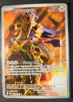 Zamazenta 201/182 IR Destined Rivals Sv10 ILLUSTRATION RARE HOLO Pokemon English - Image 4