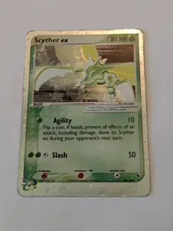 2003 Pokemon SCYTHER EX #102/109 EX Ruby & Sapphire - Ultra Rare English - Image 1