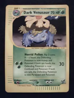 Dark Venusaur 7/9 Pokemon Trading Card Game Best Of Game Near Mint TCG NM - Image 1