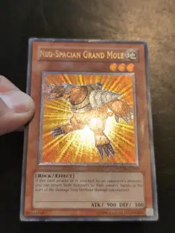 Yu-Gi-Oh! ULTIMATE RARE CARD NEO-SPACIAN GRAND MOLE STON-EN005 LP/MP - Image 2