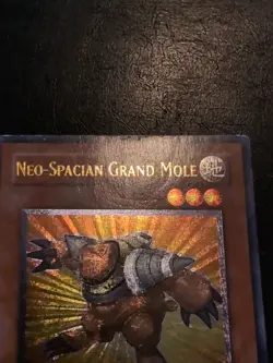 Yu-Gi-Oh! ULTIMATE RARE CARD NEO-SPACIAN GRAND MOLE STON-EN005 LP/MP - Image 5