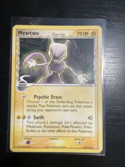 Pokemon Mewtwo EX Holon Phantoms TCG Card 24/110 Delta Species - Image 1