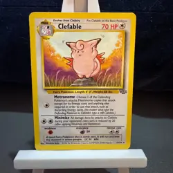 Pokemon Cards: Jungle Rare: Clefable 17/64 TCG 1999 WOTC Vintage - Image 1