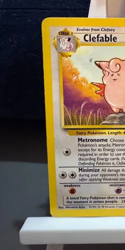 Pokemon Cards: Jungle Rare: Clefable 17/64 TCG 1999 WOTC Vintage - Image 2