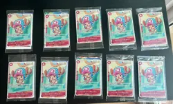 10 x One Piece Card Game SEALED Authentic Japanese McDonald’s Promos FULL SET - Image 1